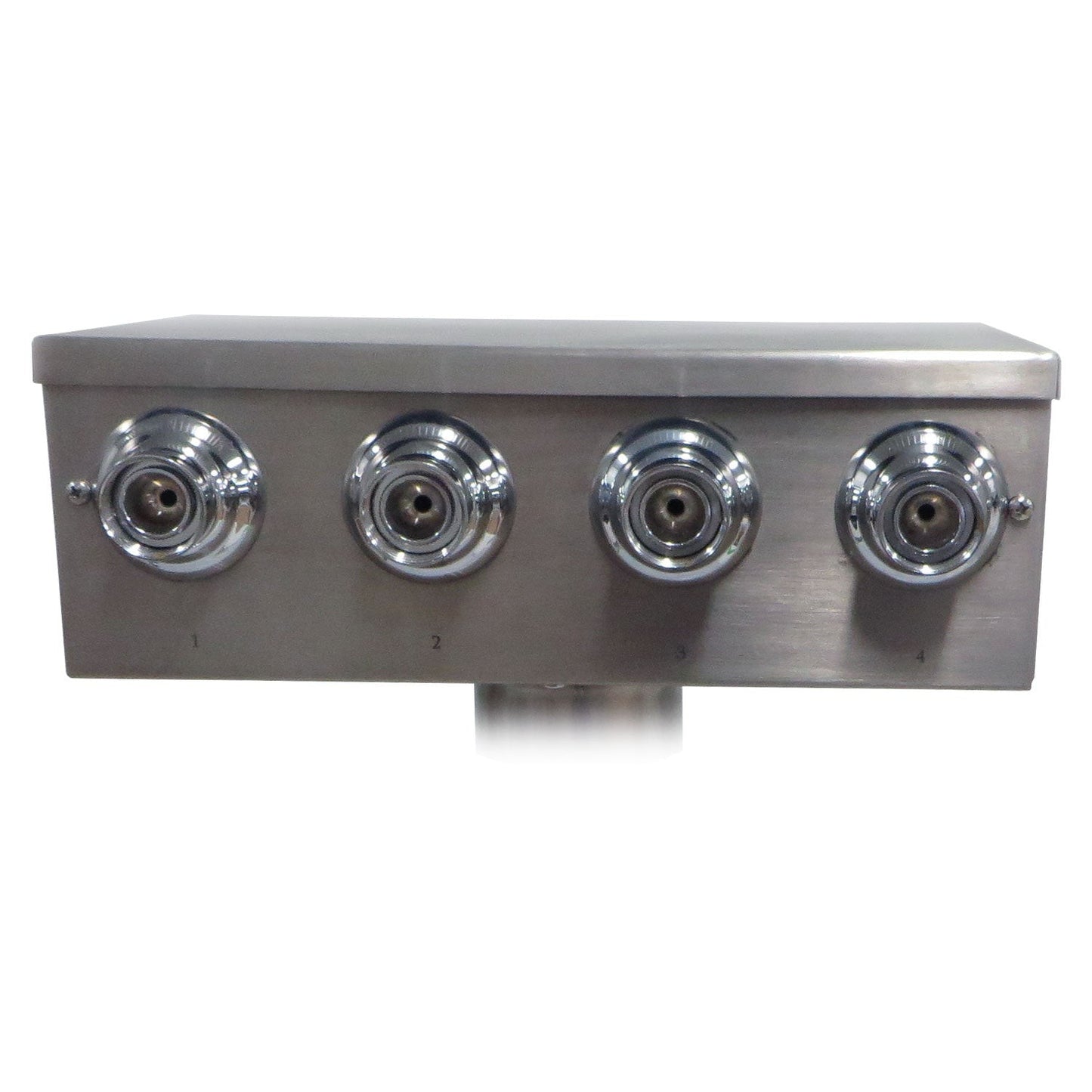 4 Faucet T Beer Tower - Brushed Stainless Steel - Canadian Homebrewing Supplier - Free Shipping - Canuck Homebrew Supply