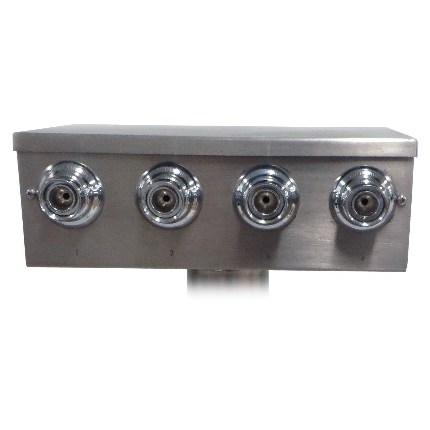 4 Faucet T Beer Tower - Brushed Stainless Steel - Canadian Homebrewing Supplier - Free Shipping - Canuck Homebrew Supply