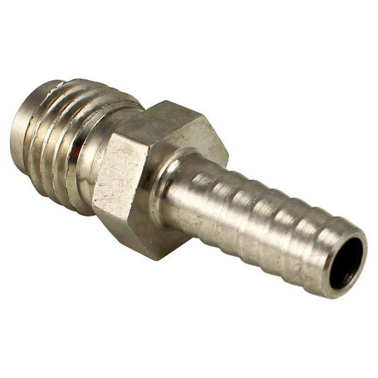 Stainless Steel Cold Plate Barb - 1/2" x 16 to 1/4" Barb - Canadian Homebrewing Supplier - Free Shipping - Canuck Homebrew Supply