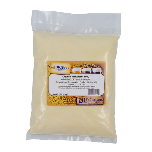 Maltoferm 10001 - Organic Light Dry Malt Extract (DME) - 1lb