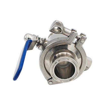 1.5" Tri Clamp Quick Clean Ball Valve - Tri Clover Sanitary Stainless Steel Fitting -  Canuck Homebrew Supply, Canada