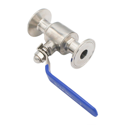 1.5" Tri Clamp Compact 2-Piece Ball Valve - Tri Clover Sanitary Stainless Steel Fitting