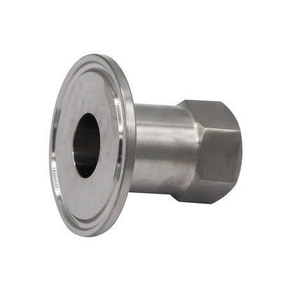 Stainless Steel Heavy Duty 1.5" Tri-Clover to 1/2" Female NPT