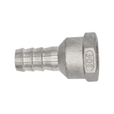 Stainless Steel Heavy Duty Barb - 1/2" Female NPT to 1/2" Barb