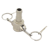 Stainless Steel 1/2" Type C High Flow Camlock - 5/8" Barb