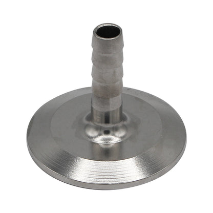 Stainless Steel TC Hose Barb - 1.5" TC with 3/8" Barb