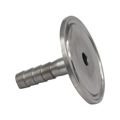 Stainless Steel TC Hose Barb - 1.5" TC with 3/8" Barb