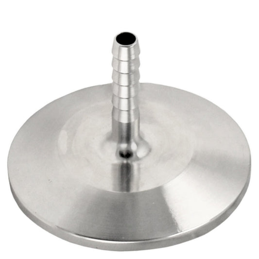 Stainless Steel TC Hose Barb - 1.5” TC with 1/4” Barb