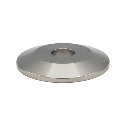 1.5" Tri Clamp End Cap with 1/2" Cutout - Tri Clover Sanitary Stainless Steel Fitting