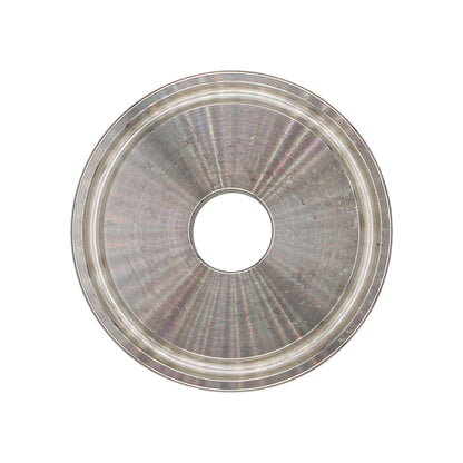 1.5" Tri Clamp End Cap with 1/2" Cutout - Tri Clover Sanitary Stainless Steel Fitting