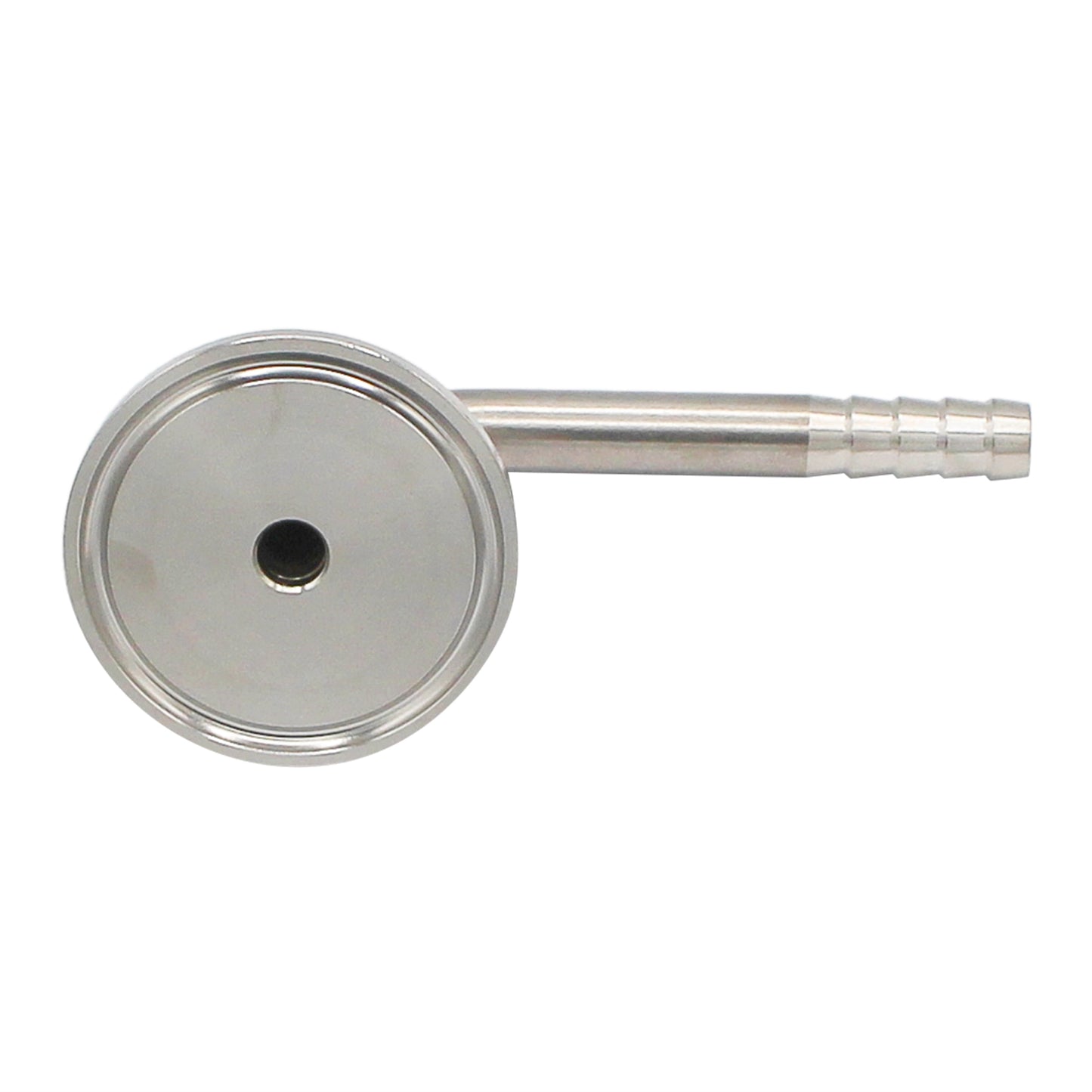 Tri-Clover Stainless Steel 3/8" Hose Barb - 90° 1.5" TC Fitting -  Canuck Homebrew Supply, Canada