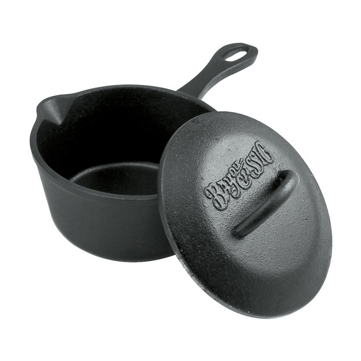 Bayou Classic Cast Iron Covered Sauce Pan With Lid - 1 Qt. [7441]