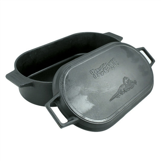 Bayou Classic Cast Iron Oval Fryer - 6 Qt. [7477]