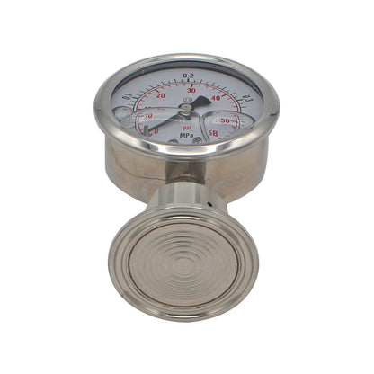 Tri Clover Pressure Gauge - 1.5" TC 0-60 PSI -  Canuck Homebrew Supply, Canada