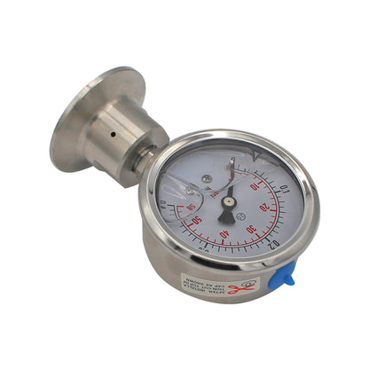 Tri Clover Pressure Gauge - 1.5" TC 0-60 PSI -  Canuck Homebrew Supply, Canada