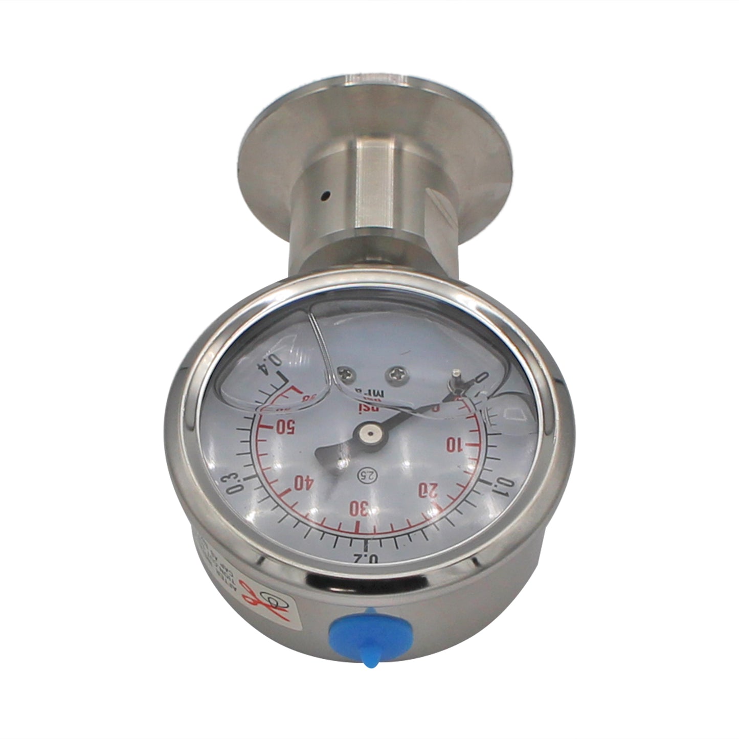 Tri Clover Pressure Gauge - 1.5" TC 0-60 PSI -  Canuck Homebrew Supply, Canada
