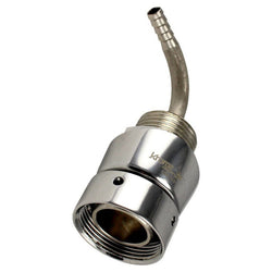 Stainless Steel Column Shank - 3/16" Bore - Canadian Homebrewing Supplier - Free Shipping - Canuck Homebrew Supply