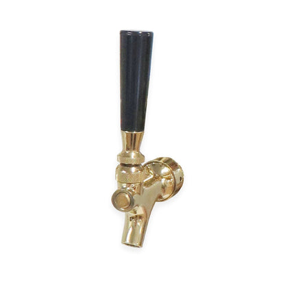 Polished Brass Double Faucet Beer Tower - Canadian Homebrewing Supplier - Free Shipping - Canuck Homebrew Supply