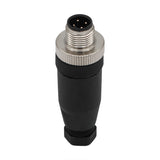 M12 A-Coded Male Plug Connector