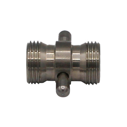 Taprite 5/8" BSP Duplex Coupler - Chrome Plated Brass Pipe Fitting