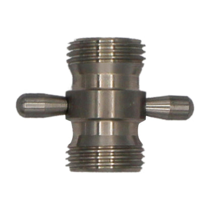 Taprite 5/8" BSP Duplex Coupler - Chrome Plated Brass Pipe Fitting