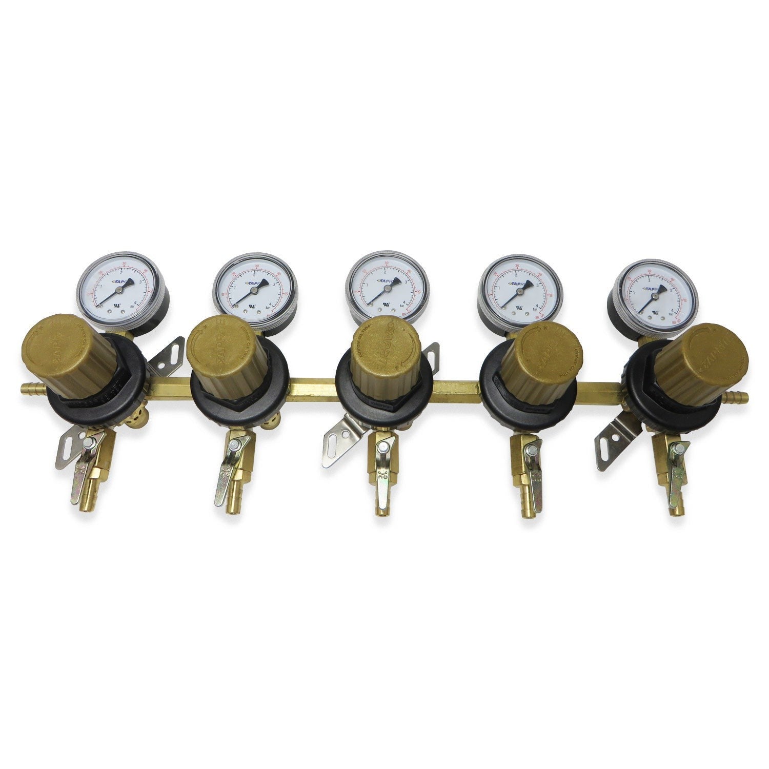Secondary Five Way Pass Through CO2 Regulator (60PSI) #T1695ST-2N