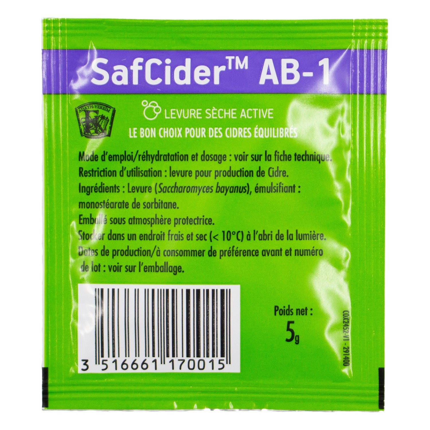 Safcider Yeast