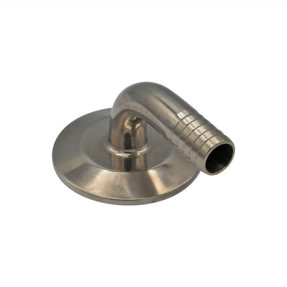 Ss Brewtech Stainless Steel 1/2" Barbed Elbow - 1.5" TC