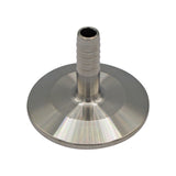 Ss Brewtech Hose Barb - 3/8" to 1.5 TC Cap