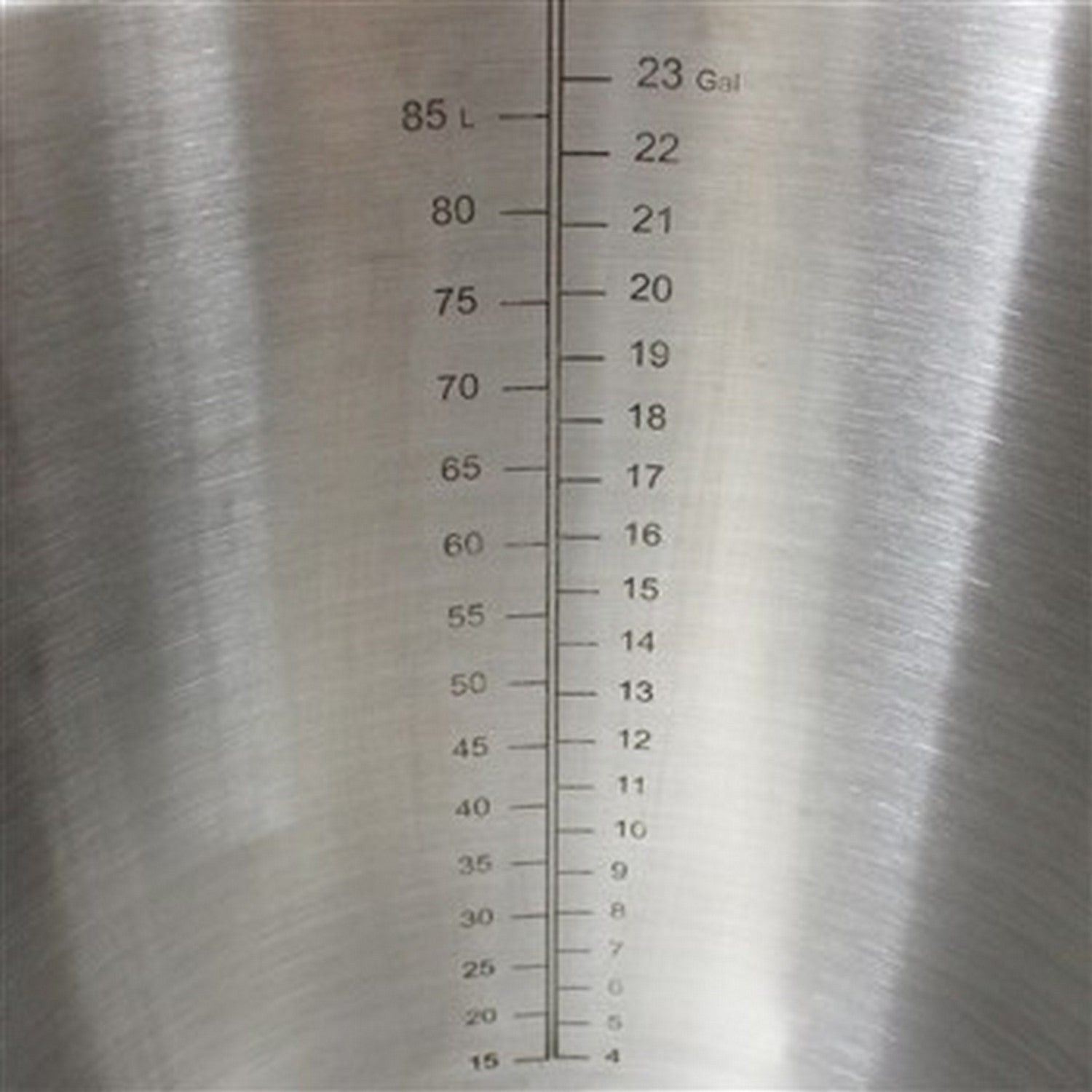 Ss Brewtech BME Brew Kettle - 20 Gallon - Interior Volume Markings