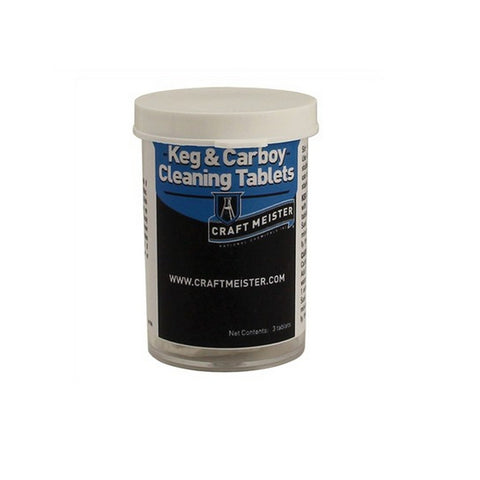 Craft Meister Keg and Carboy Cleaning Tablets (3 CT)