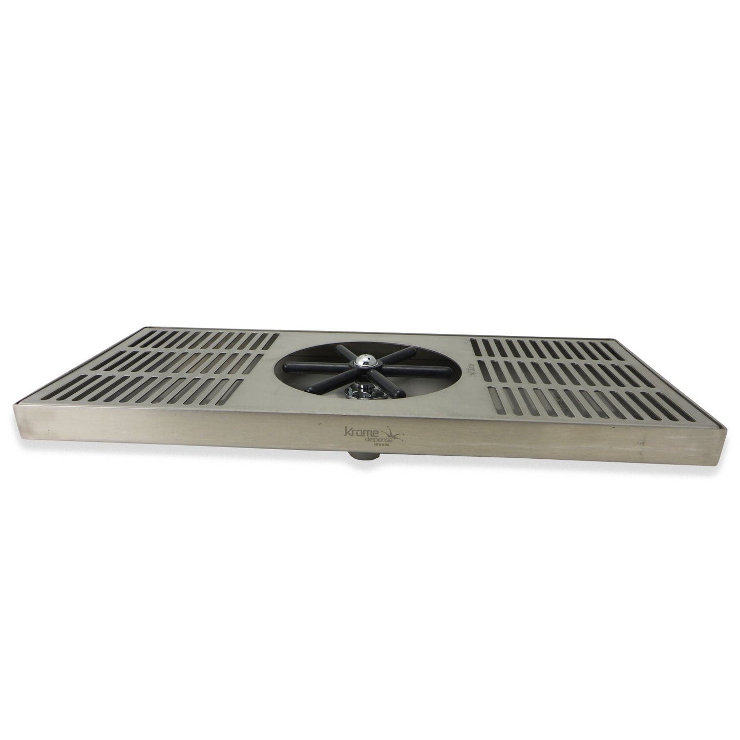 Stainless Steel Surface Mount Spray Glass Rinser - with Drain 15" x 7 1/2" x 1" - Canadian Homebrewing Supplier - Free Shipping - Canuck Homebrew Supply