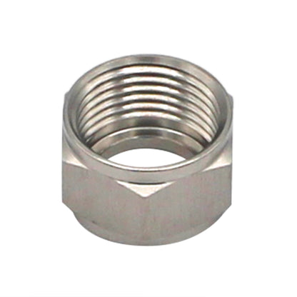 Stainless Steel Hex Beer Nut - 7/8"-14 (5/8" BSP)