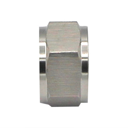 Stainless Steel Hex Beer Nut - 7/8"-14 (5/8" BSP)