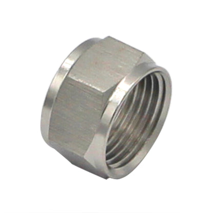Stainless Steel Hex Beer Nut - 7/8"-14 (5/8" BSP)
