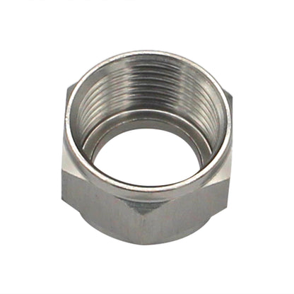 Stainless Steel Hex Beer Nut - 7/8"-14 (5/8" BSP)