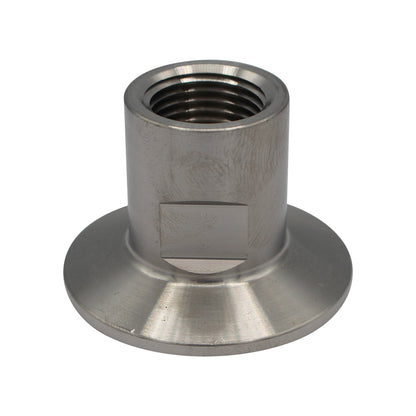 Ss Brewtech Stainless Steel Tri-Clover Fitting - 1.5" TC X 1/2" Female NPT