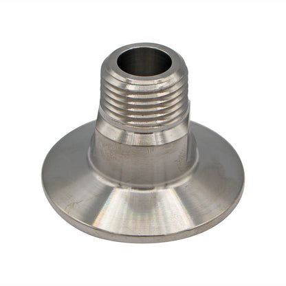 Ss Brewtech Stainless Steel 1.5" Tri-Clover X 1/2" Male NPT