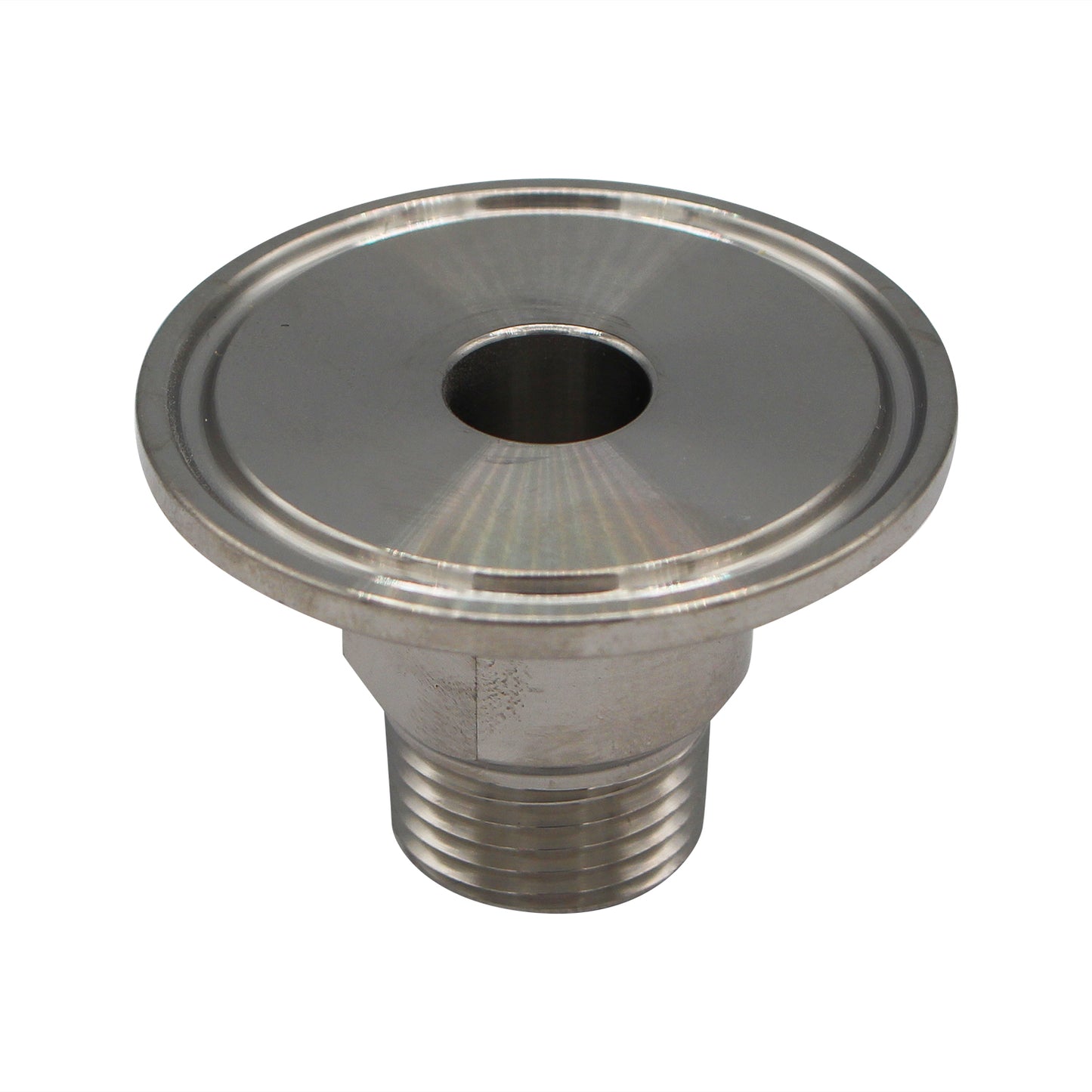 Ss Brewtech Stainless Steel 1.5" Tri-Clover X 1/2" Male NPT