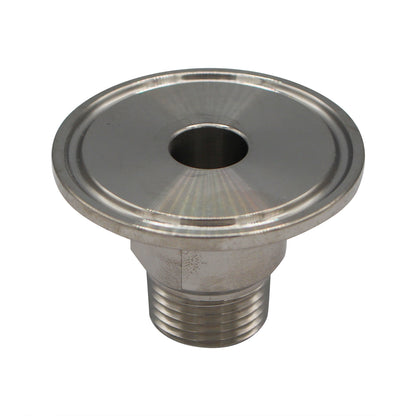 Ss Brewtech Stainless Steel 1.5" Tri-Clover X 1/2" Male NPT