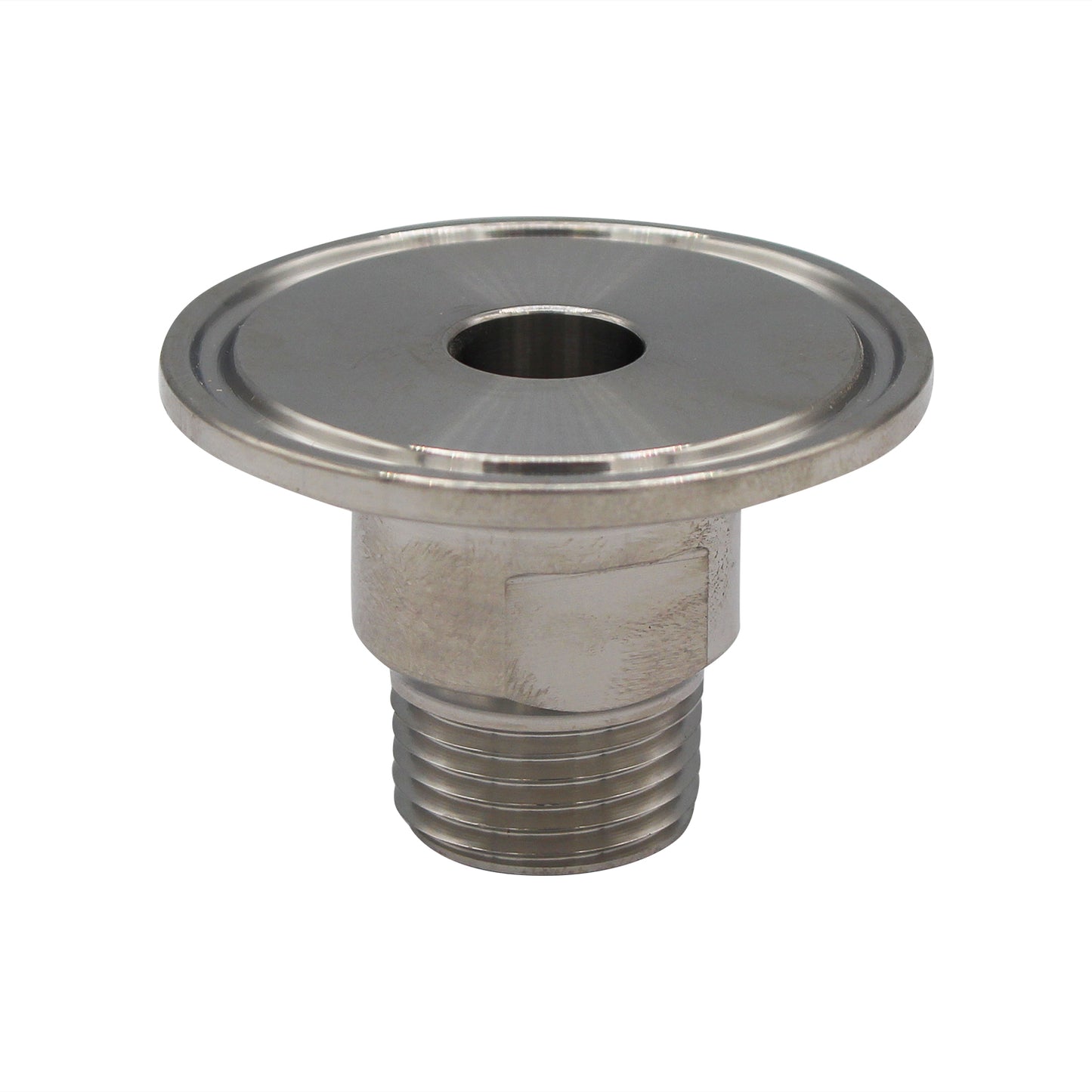 Ss Brewtech Stainless Steel 1.5" Tri-Clover X 1/2" Male NPT