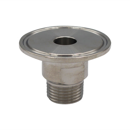 Ss Brewtech Stainless Steel 1.5" Tri-Clover X 1/2" Male NPT