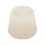 Drilled No. 6.5 Silicone Stopper w/ 2 Holes