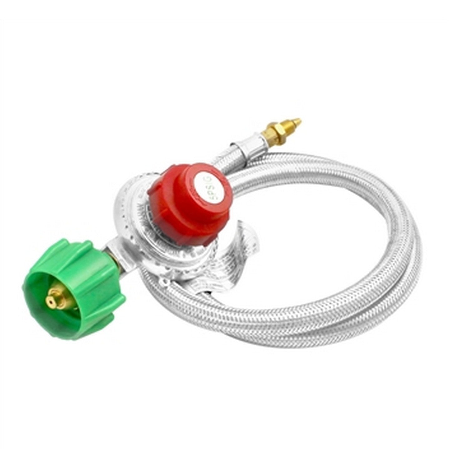Bayou Classic Stainless Steel Propane Regulator Kit - 0 - 5 PSI