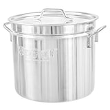 Bayou Classic Stainless Steel Stock Pot With Basket - 24 Qt. [1124]