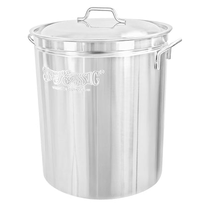 Bayou Classic Stainless Steel Stock Pot With Basket - 62 Qt. [1162]