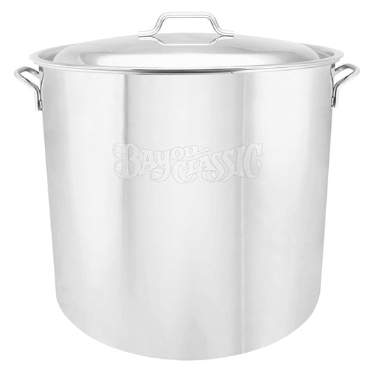 Bayou Classic Stainless Steel Stock Pot - 122 Qt. (115.5L) [1022]