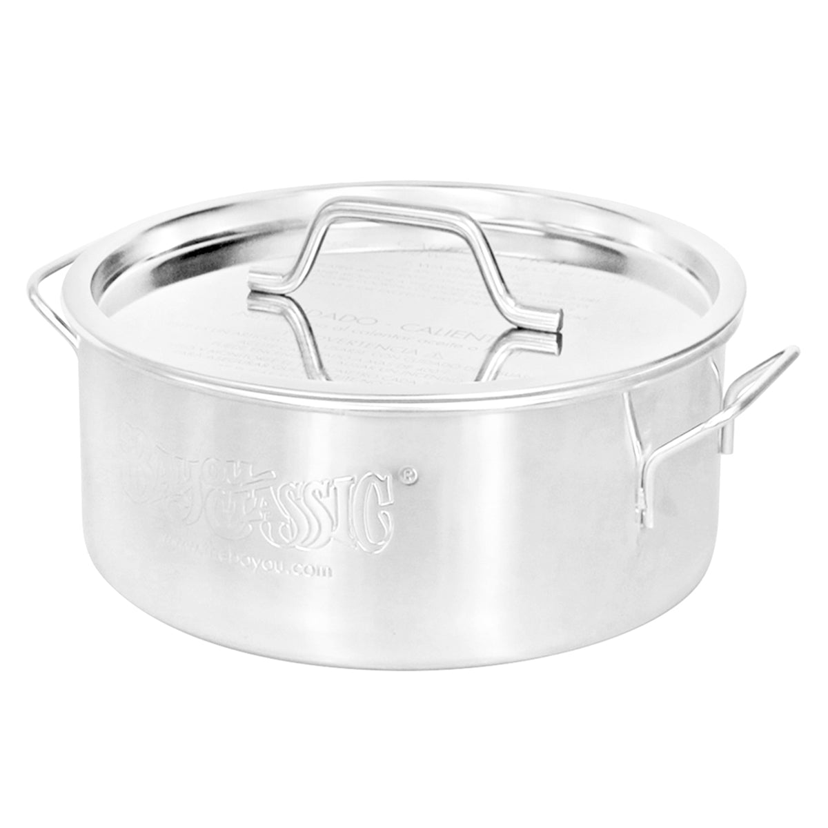 Bayou Classic Stainless Steel Deep Fry Pot With Basket - 10 Qt. [1101]