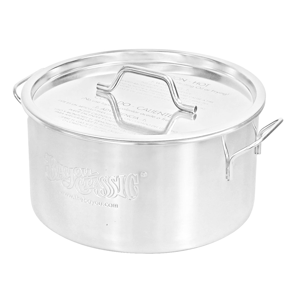 Bayou Classic Stainless Steel Deep Fry Pot With Basket - 14 Qt. [1150]