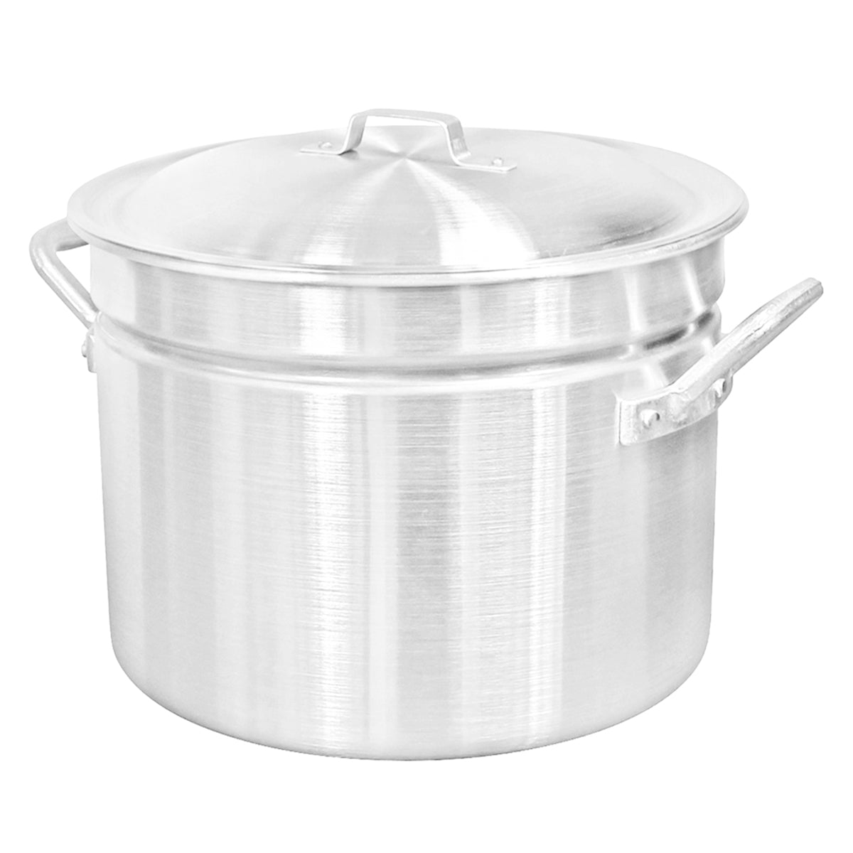 Bayou Classic Aluminum Stock Pot With Basket - 24 Qt. [4024]